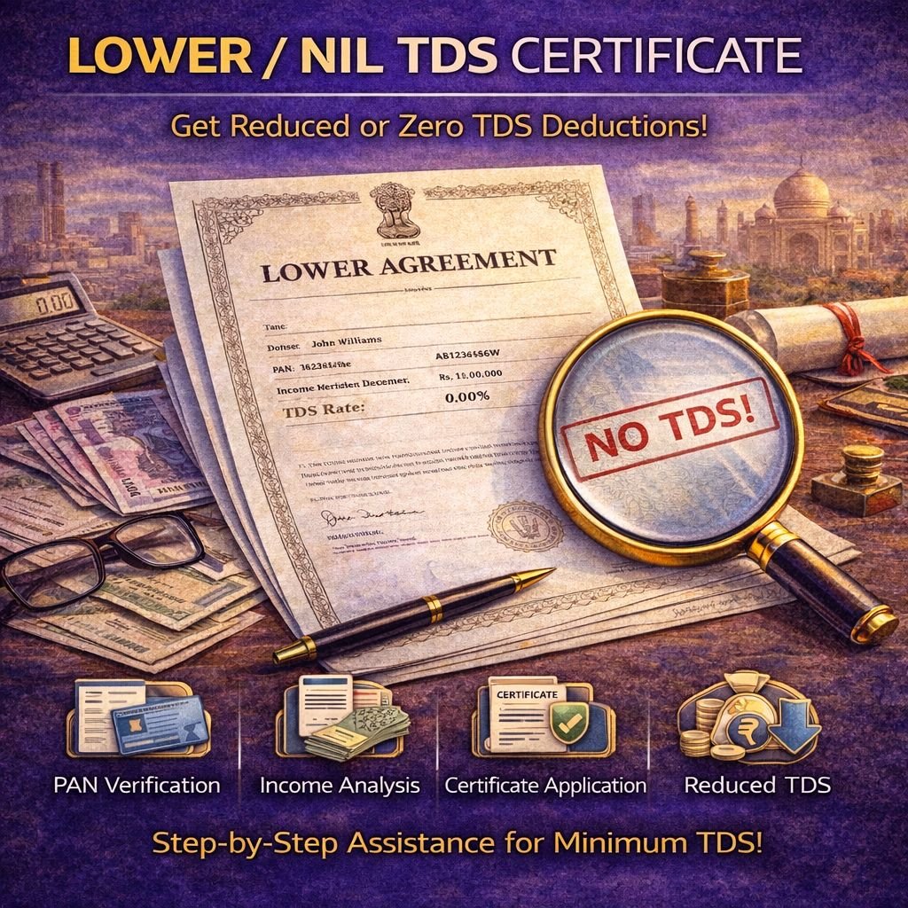 Lower / NIL TDS Certificate (Section-197)