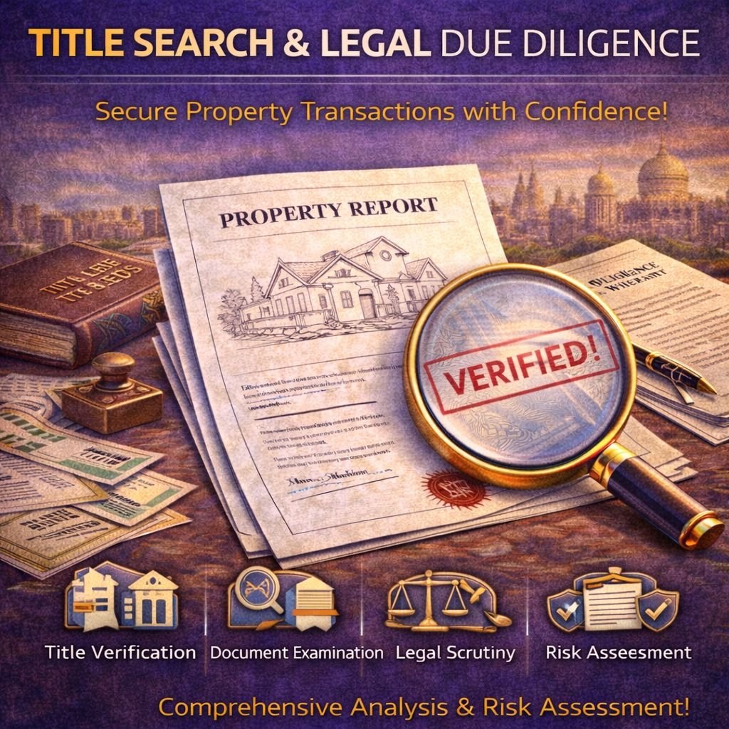 Title Search & Legal due diligence