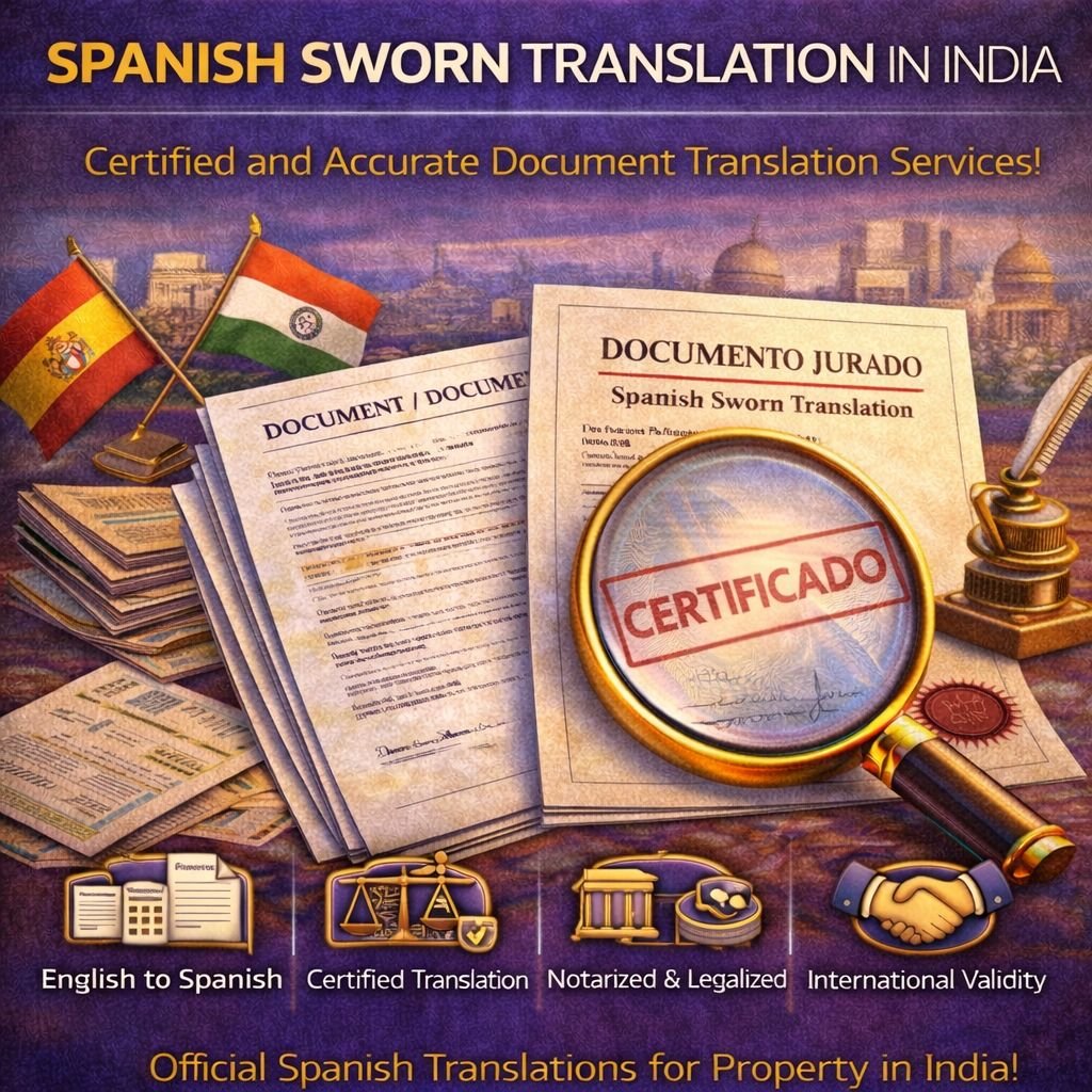 Spanish Sworn Translation in India